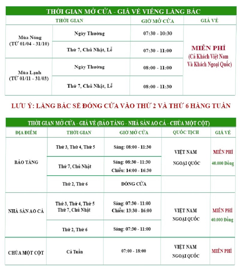 Vào Lăng Bác Có Mất Tiền Không? Gallery 2