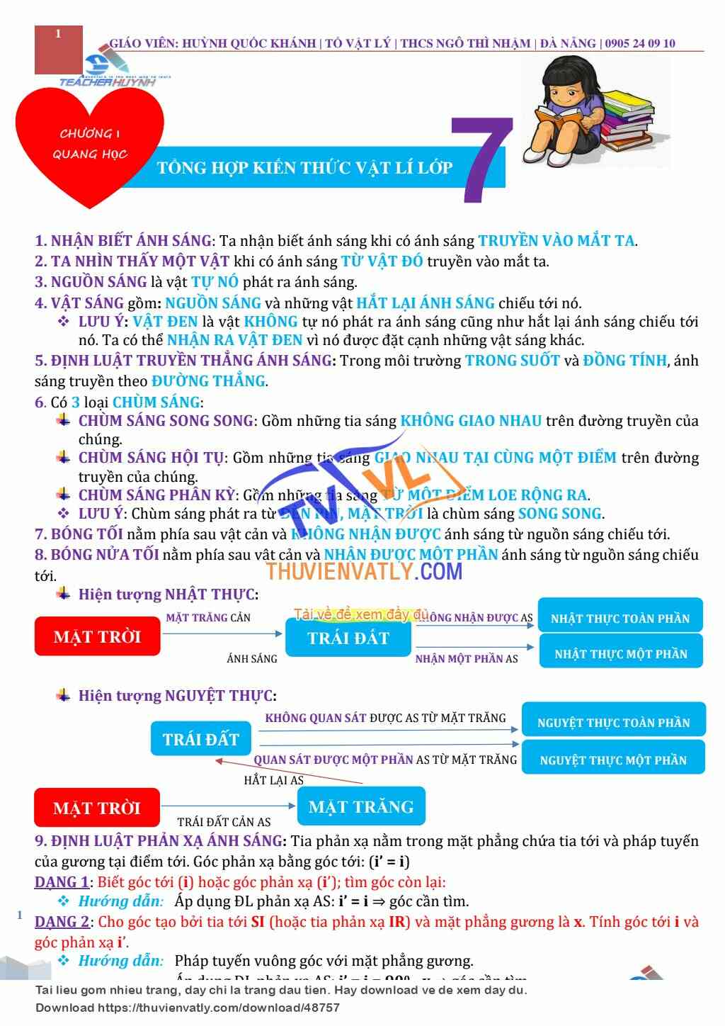 Tổng hợp Công thức Vật Lý 6 7 8 9 Gallery 2