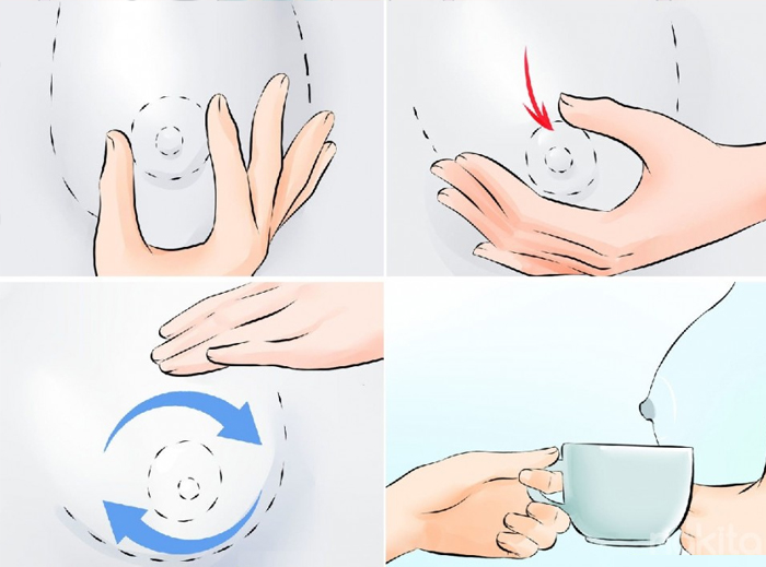 Vắt sữa bằng tay có ảnh hưởng gì không?