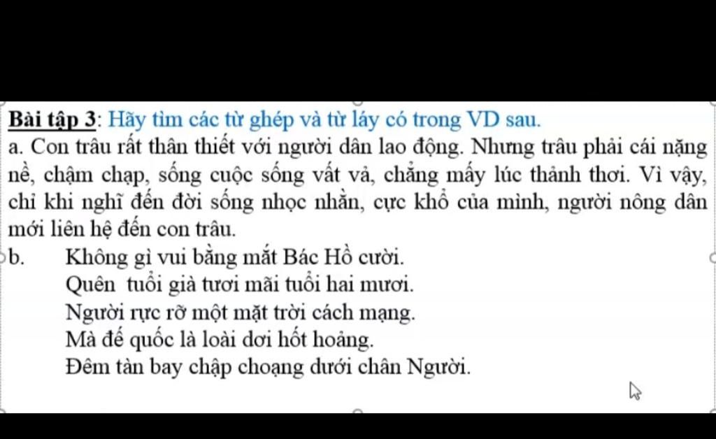 Vất vả có phải từ láy không? Gallery 2