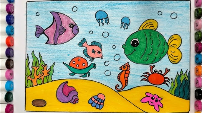 Cách Vẽ Con Vật Dưới Biển Gallery 2