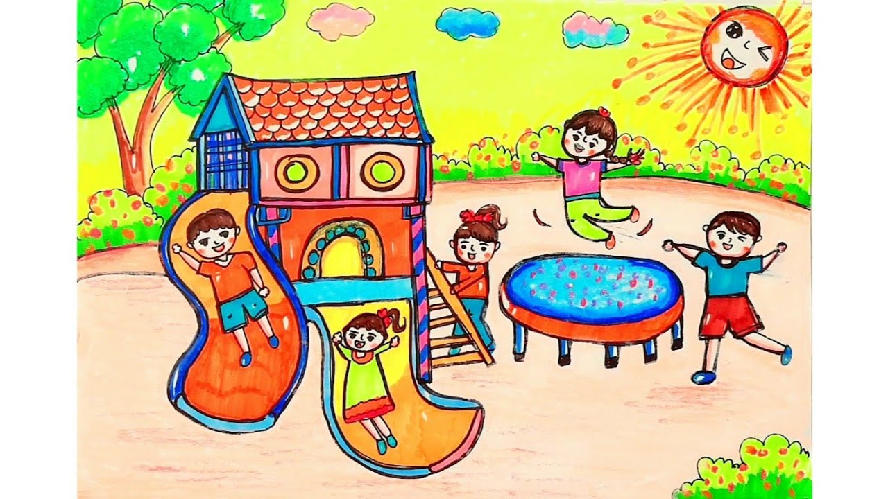Cách Vẽ Khu Vui Chơi Gallery 2