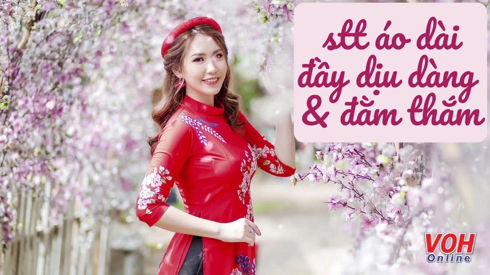 Thơ về Áo Dài Đỏ Gallery 1