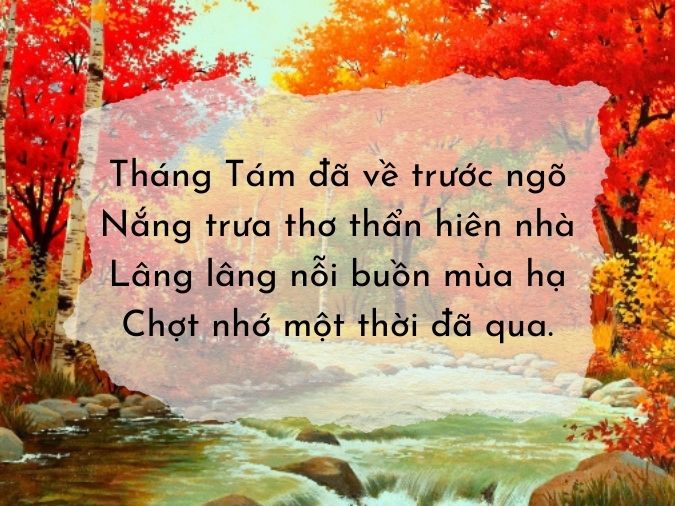 Thơ Tháng 8: Mùa Thu Về Trong Vần Thơ Gallery 1