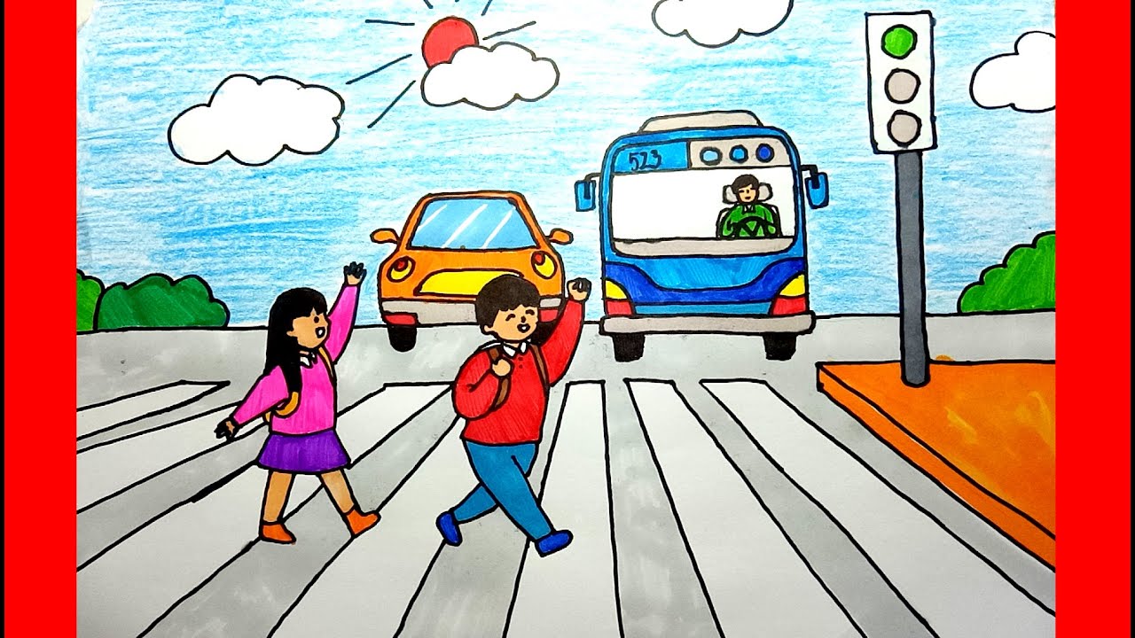 Vè Giao Thông Mầm Non Hay Nhất Gallery 2