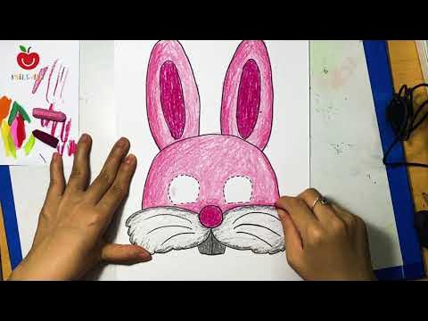 Vẽ Mặt Nạ Con Thỏ