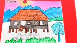 Vẽ Nhà Sàn Bác Hồ