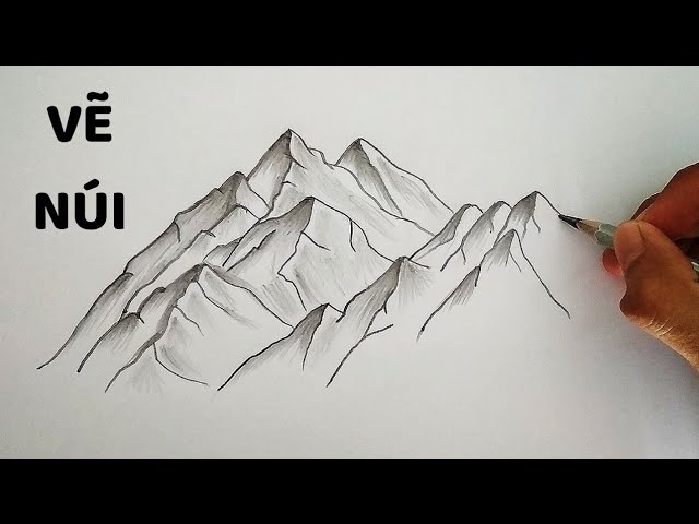 Vẽ Núi Bằng Bút Chì: Hướng Dẫn Chi Tiết Từ Cơ Bản Đến Nâng Cao