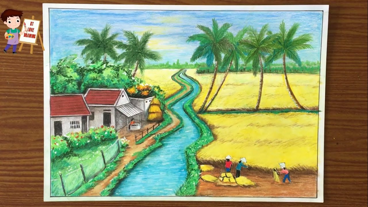 Vẽ Quê Hương Lớp 9: Hướng dẫn và ý tưởng sáng tạo