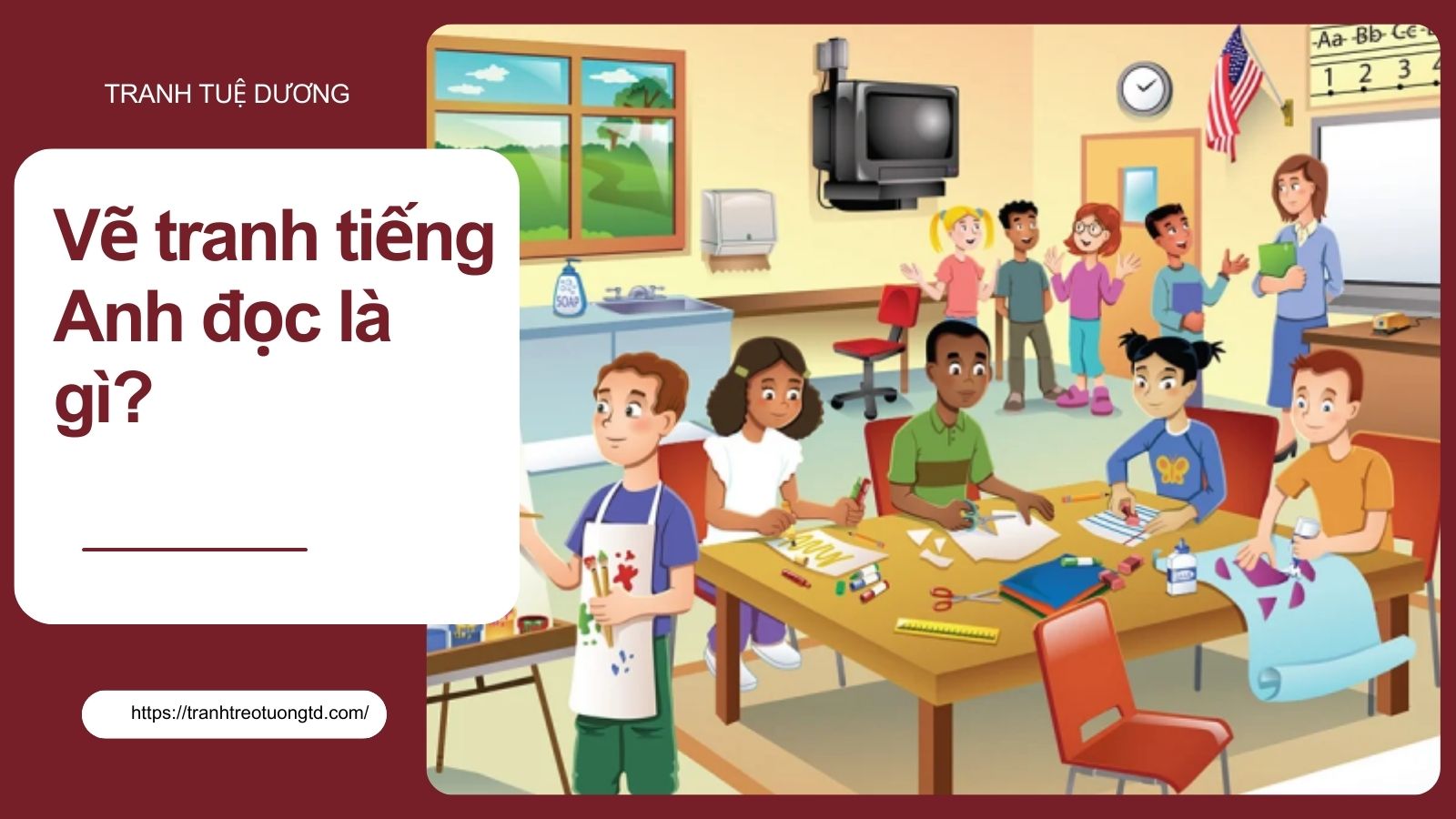 Vẽ tranh đọc tiếng Anh là gì?