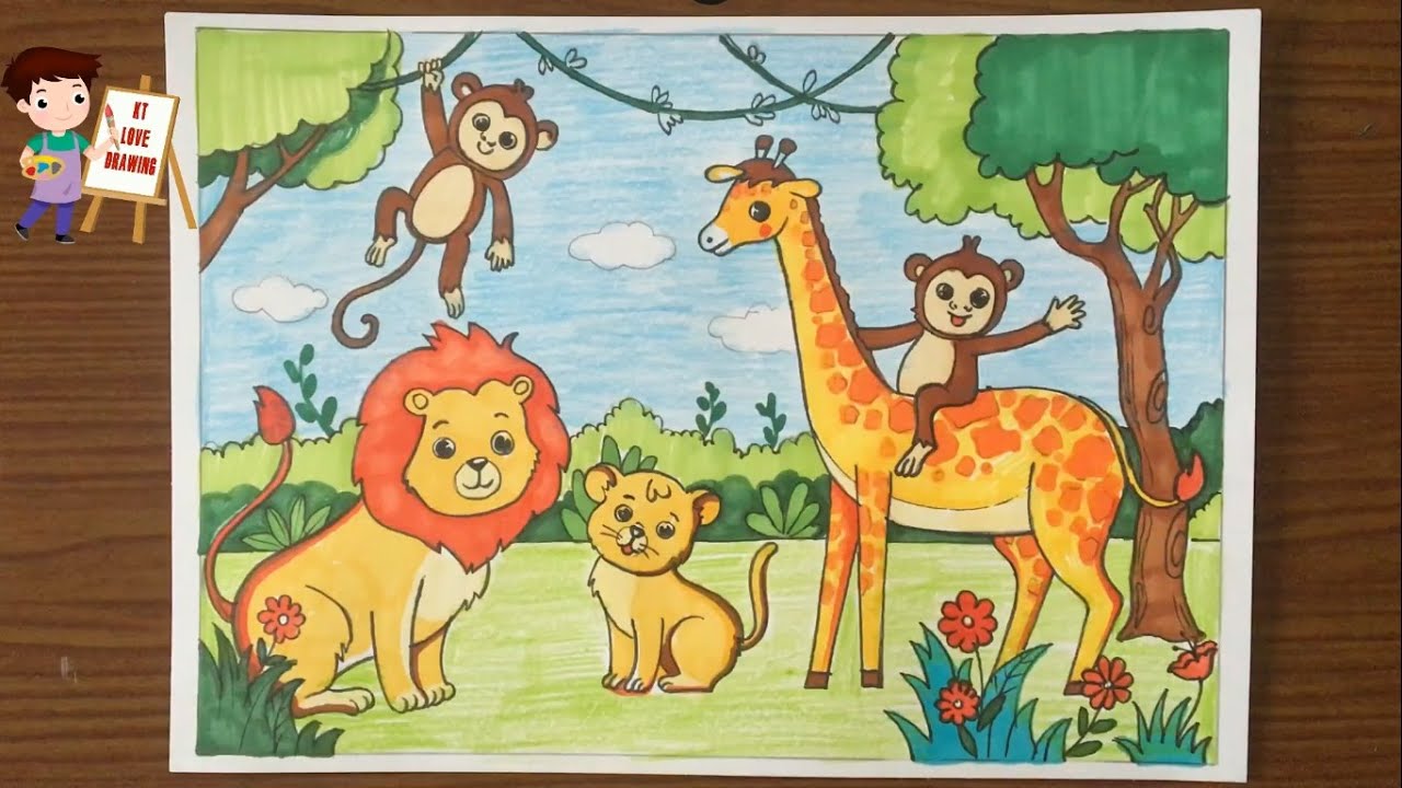 Vẽ Tranh Động Vật: Hướng Dẫn Từ Cơ Bản Đến Nâng Cao
