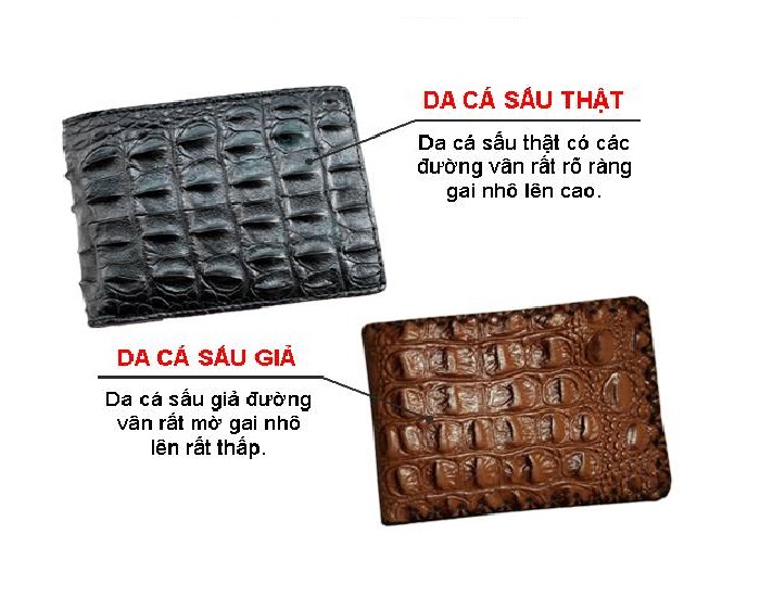 Ví Da Cá Sấu Thật - Sang Trọng và Bền Bỉ