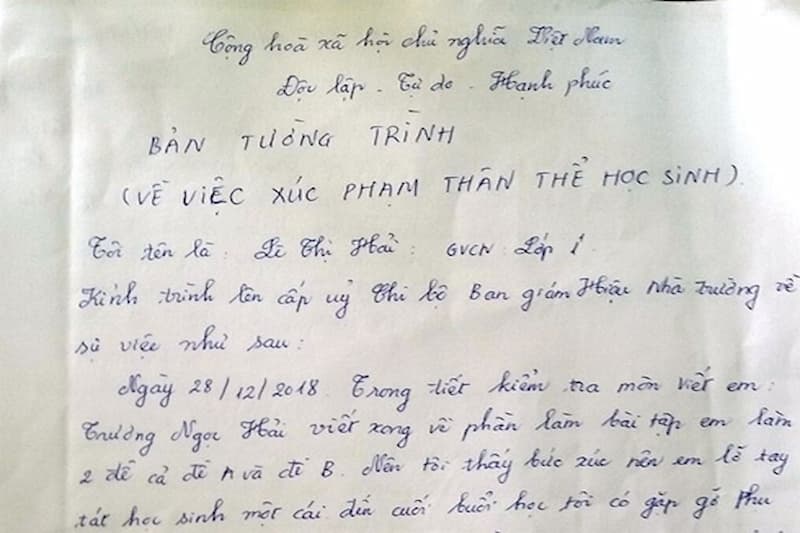 Cách Viết Bản Tường Trình Học Sinh Đánh Nhau Gallery 2