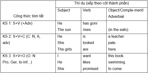 Ví dụ câu đơn