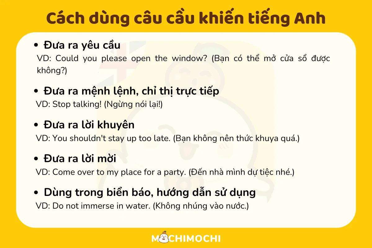 Ví dụ câu cầu khiến trong Tiếng Việt Gallery 2