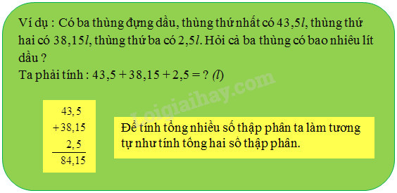 Bài 31: Tổng Nhiều Số Thập Phân Gallery 2