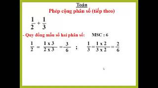 Cách cộng phân số cùng tử Gallery 2