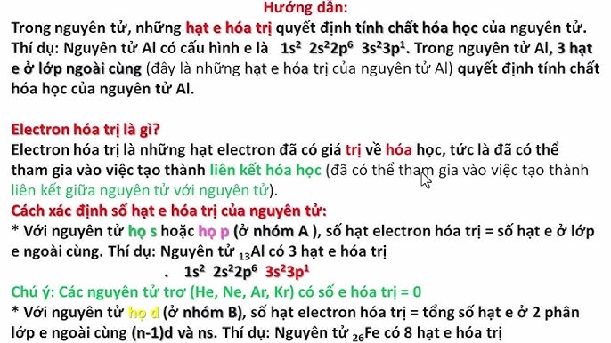 Cách Xác Định Electron Hóa Trị Gallery 2