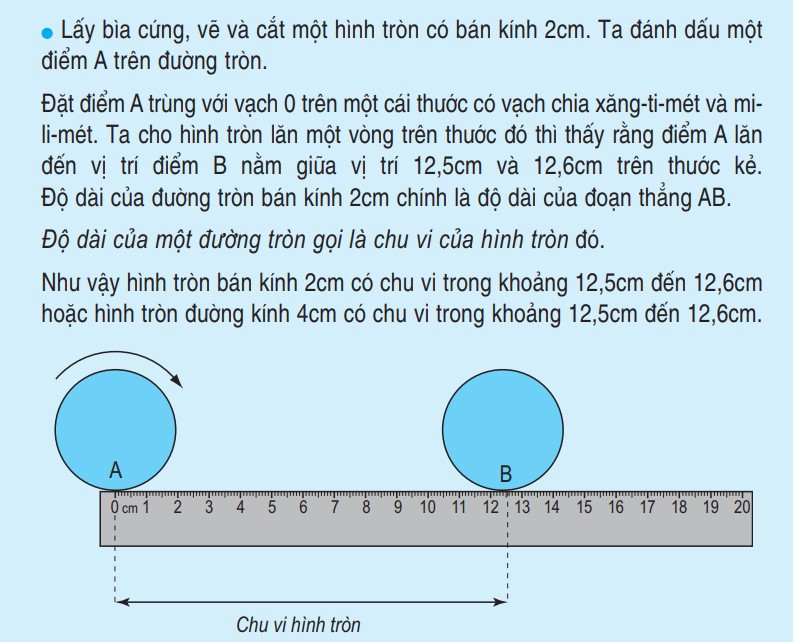 Công thức tính chu vi hình tròn lớp 5 Gallery 2
