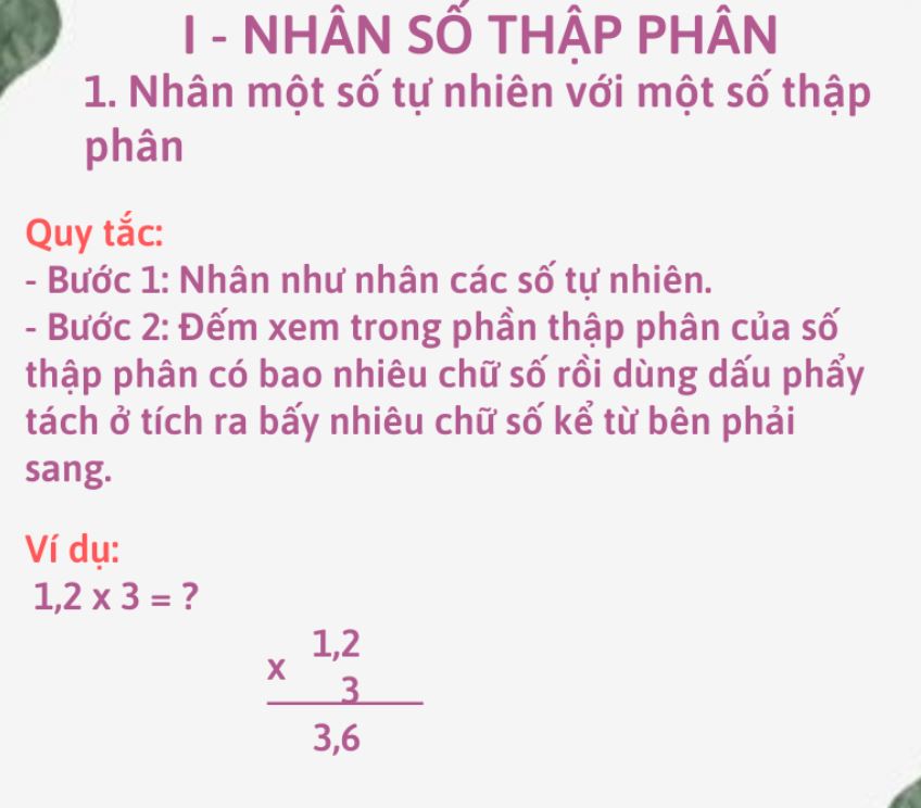 Nhân số thập phân với số thập phân Gallery 2