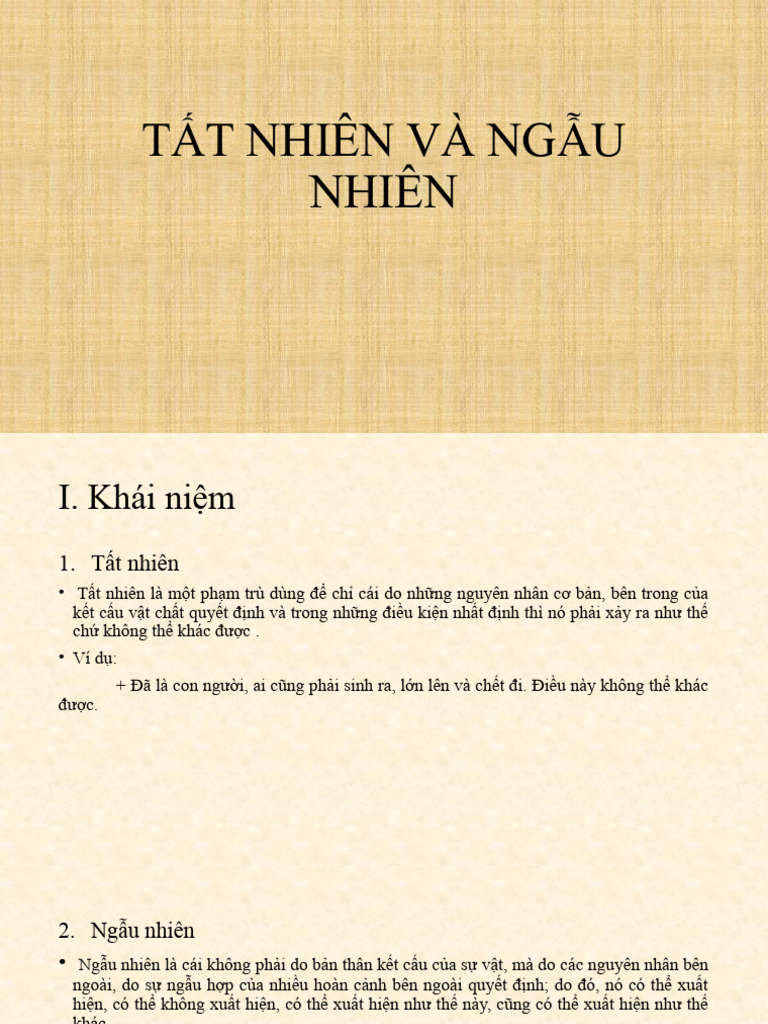 Ví dụ Tất Nhiên và Ngẫu Nhiên Gallery 2