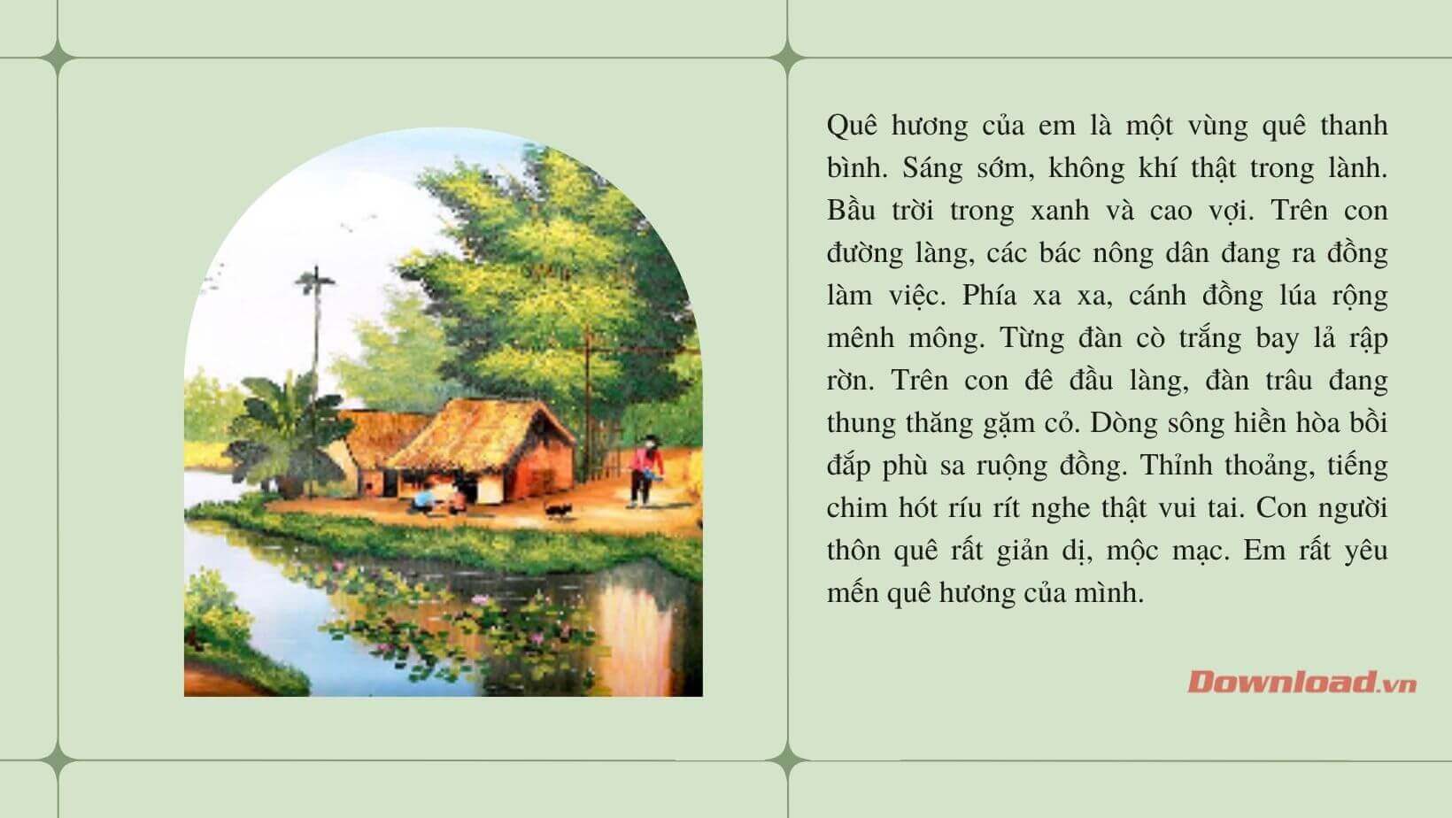 Tả một đoạn văn ngắn Gallery 2