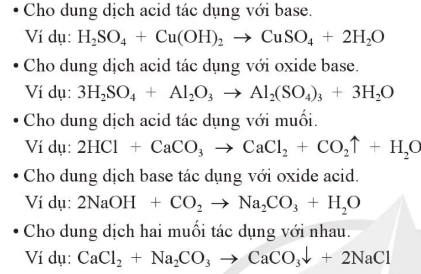 Ví dụ về muối: Các loại muối và ứng dụng của chúng