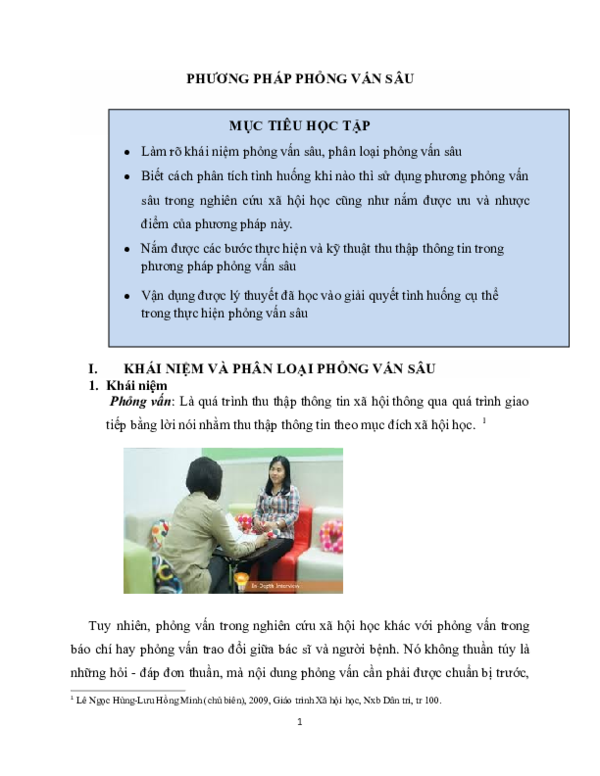 Ví dụ về Phương Pháp Phỏng vấn Hiệu Quả