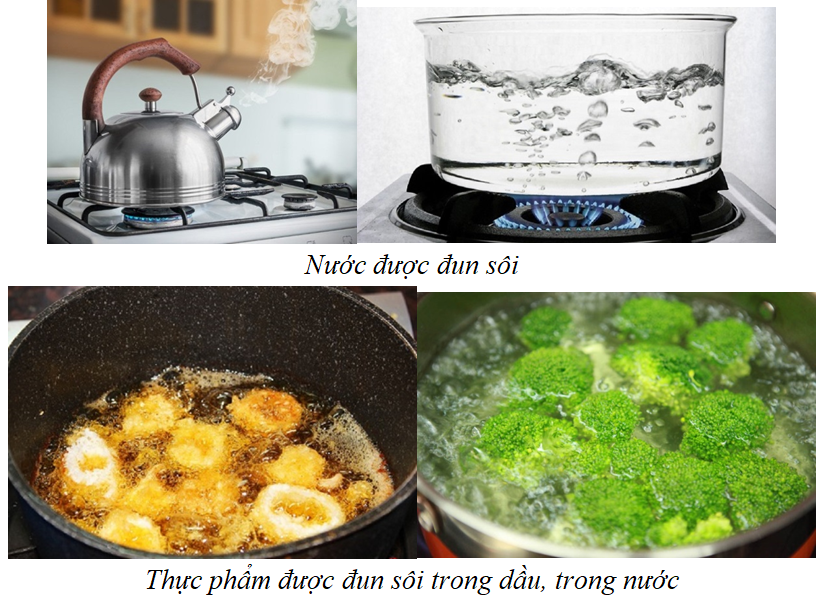 Ví dụ về Sự Sôi