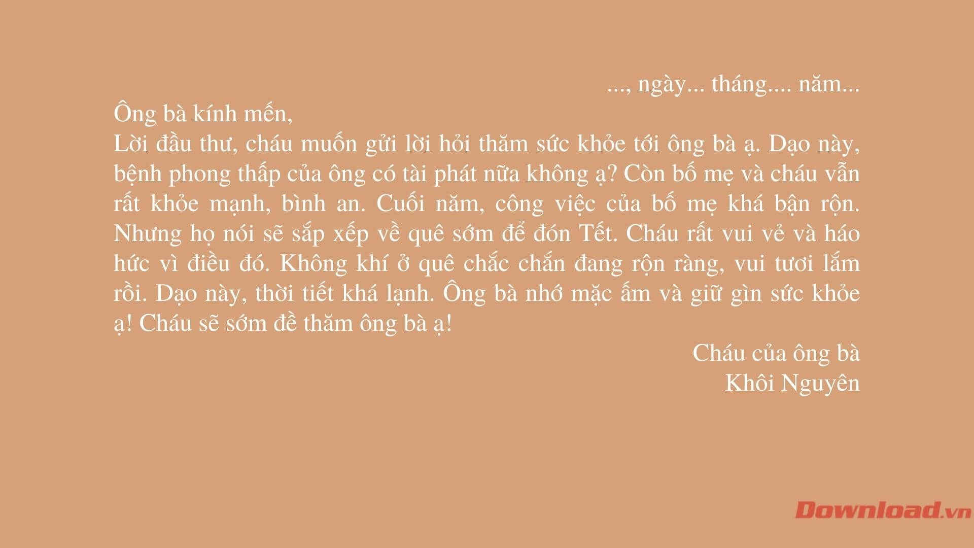 Cách Viết Thư Hỏi Thăm Sức Khỏe Chuẩn Nhất Gallery 2