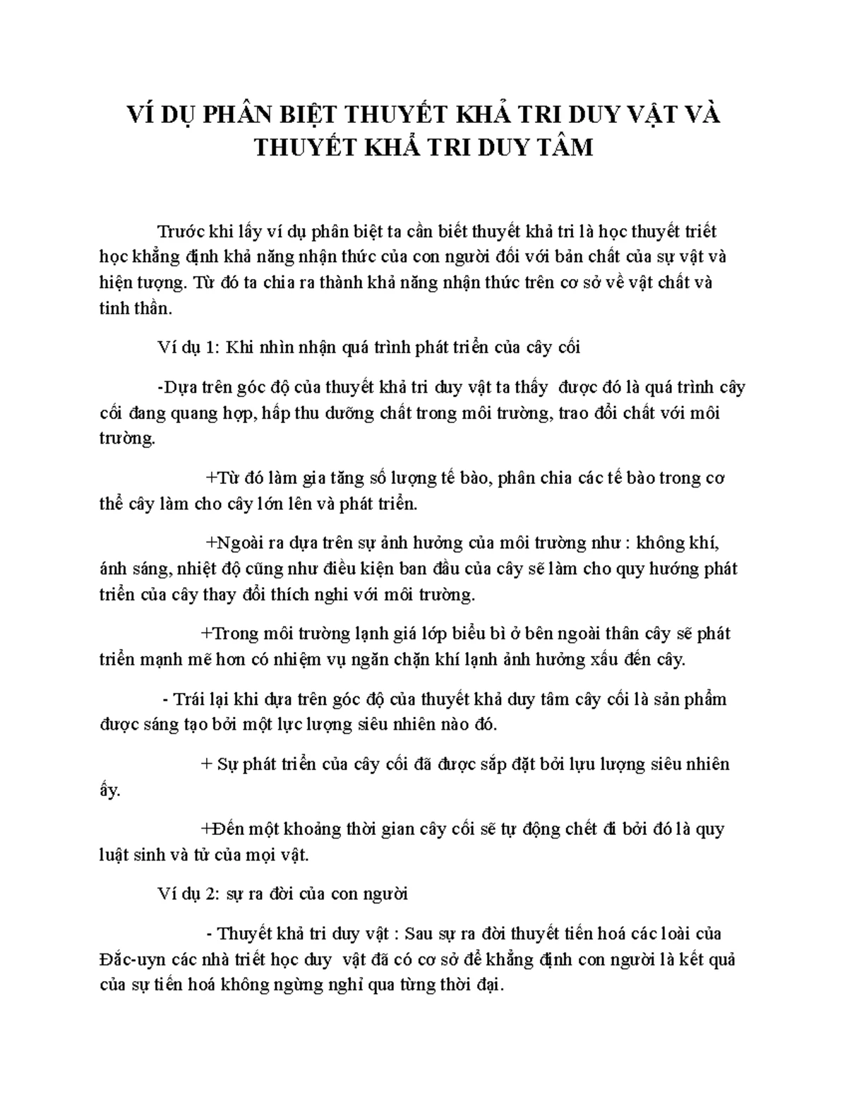 Ví dụ về Thuyết Có Thể Biết Gallery 2