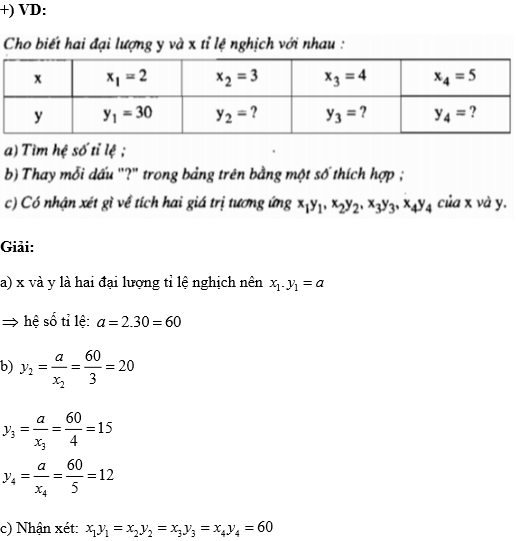 Tỉ lệ nghịch là gì? Gallery 2