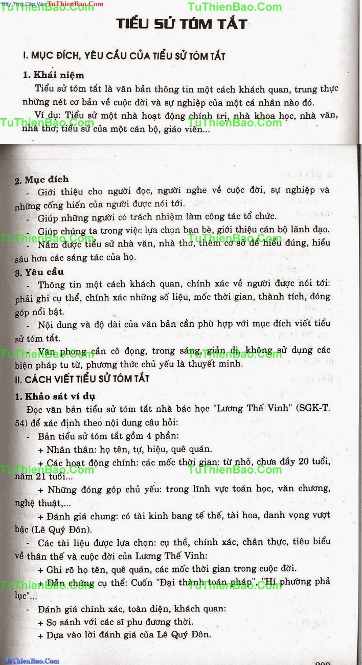 Soạn Tiểu Sử Tóm Tắt Hiệu Quả Gallery 2