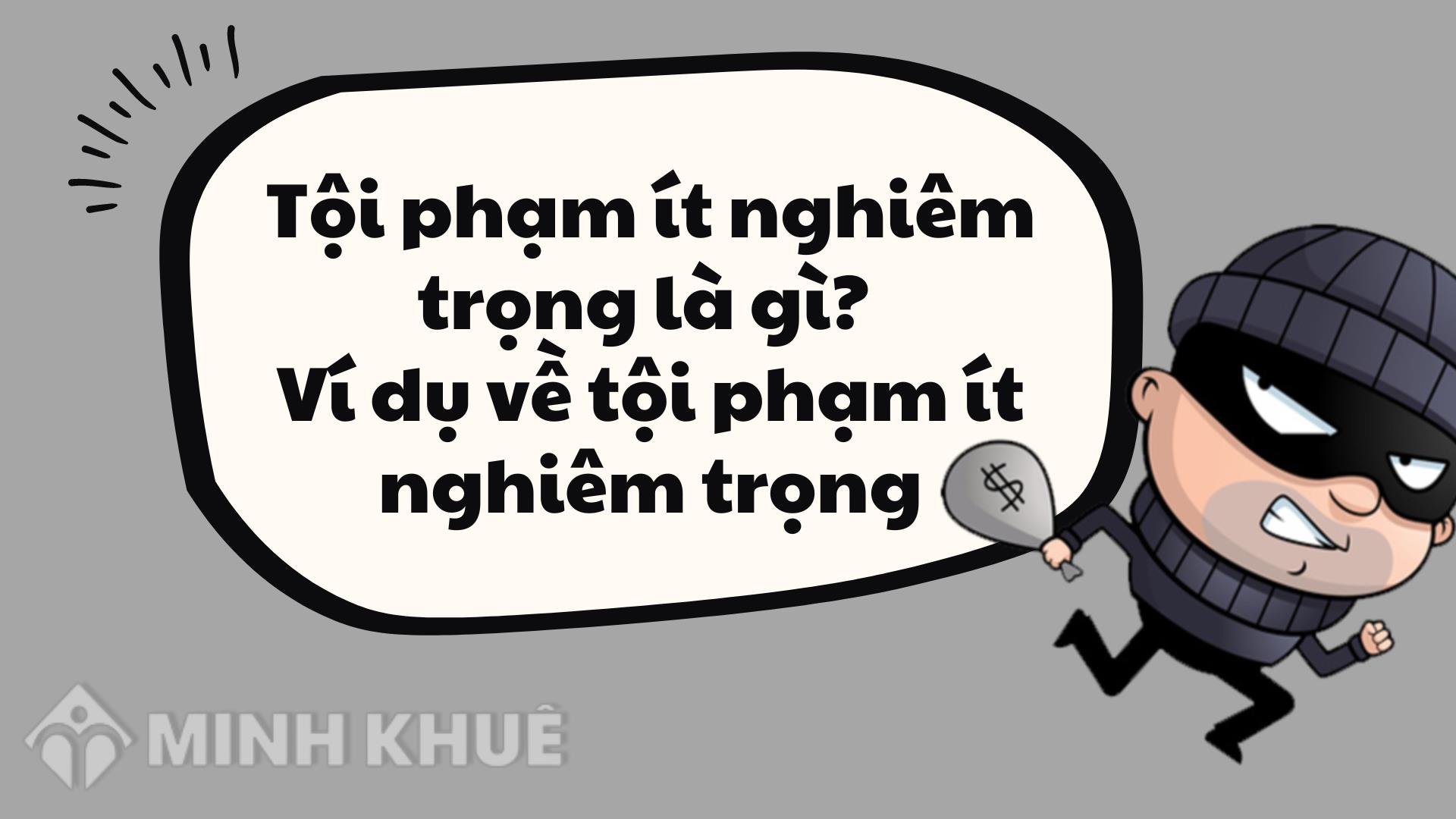 Ví dụ về Tội phạm Ít Nghiêm trọng