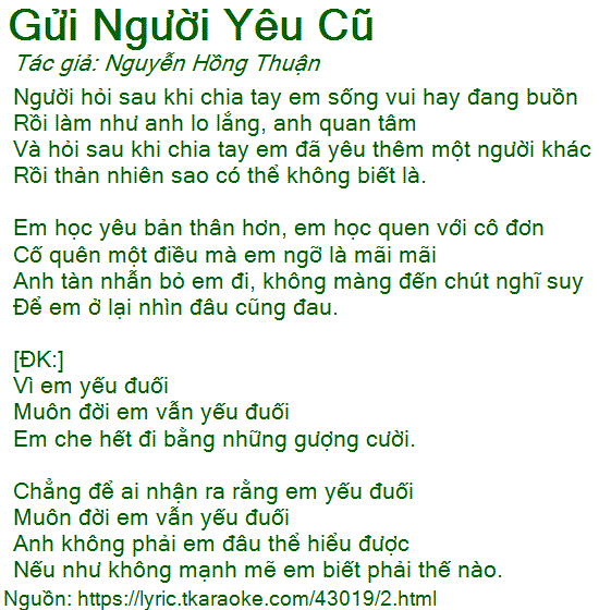 Vì em yếu đuối muôn đời em vẫn yếu đuối