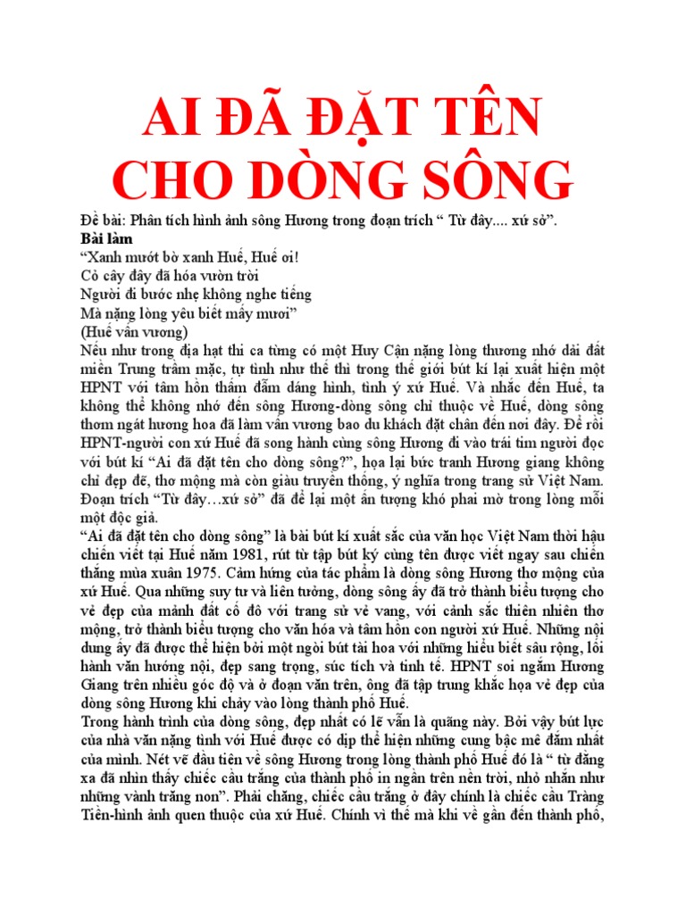 Dòng sông nào đã đặt tên để người đi nhớ Huế không quên? Gallery 1