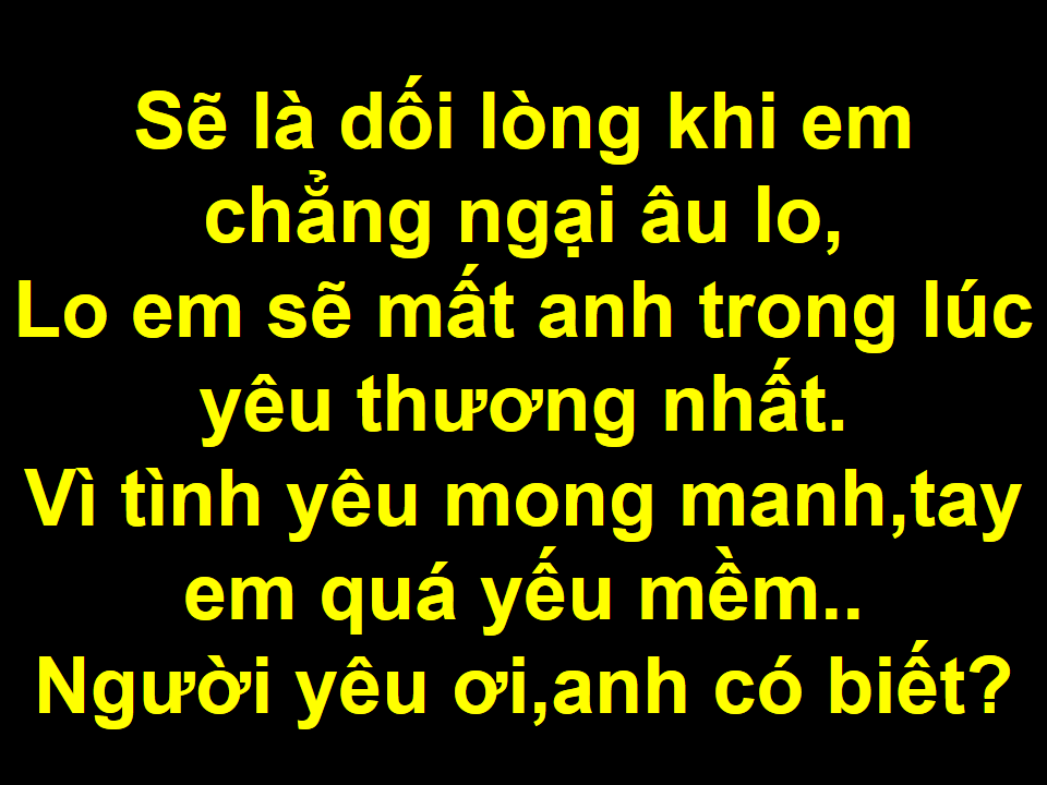 Vì tình yêu mong manh tay anh quá yếu mềm Gallery 1