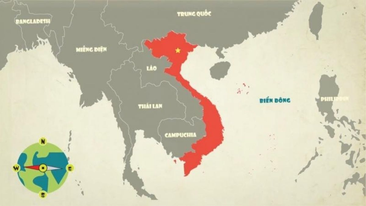 Vị trí địa lý tạo điều kiện thuận lợi cho nước ta