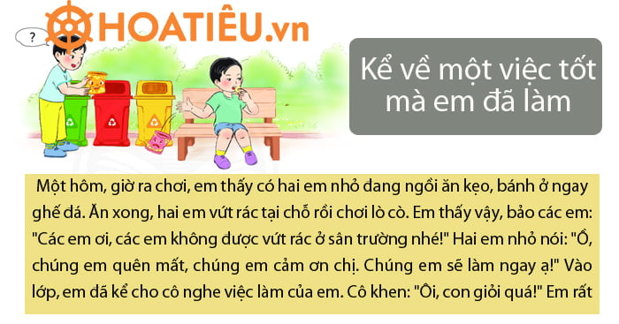 Kể Một Việc Tốt Em Đã Làm Lớp 4 Ngắn Gọn Gallery 1