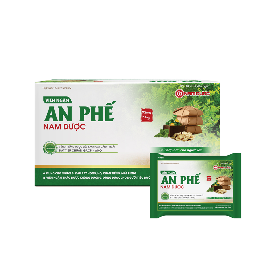 Viên Ngậm An Phế: Giải pháp hỗ trợ giảm ho, đau rát họng hiệu quả