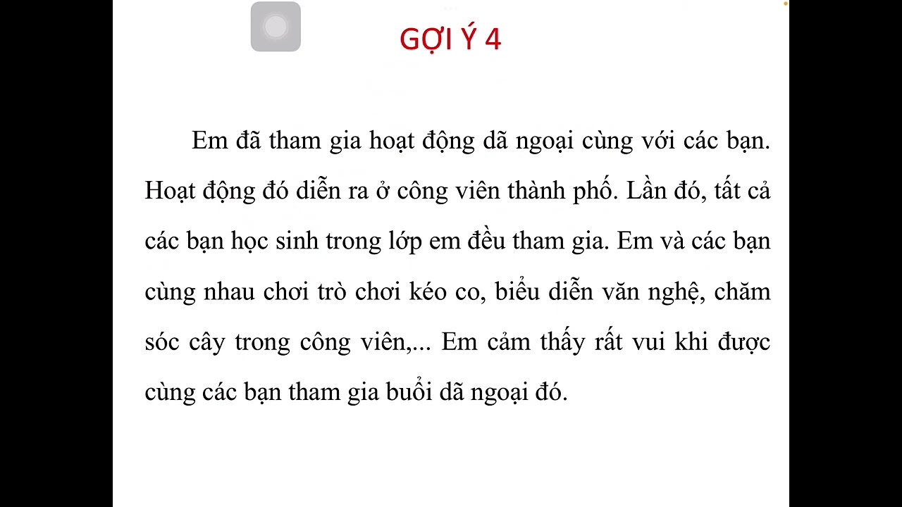 45 Câu Kể Về Một Buổi Đi Chơi Cùng Người Thân Hoặc Thầy Cô Bạn Bè Gallery 2