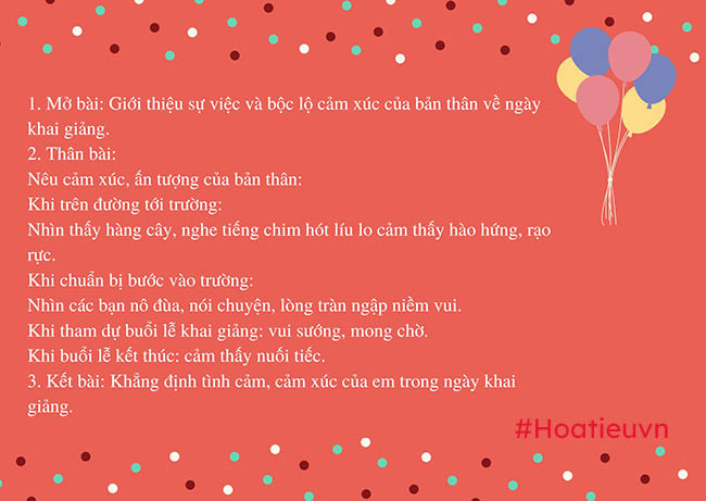 Bài Văn Biểu Cảm Về Lễ Khai Giảng