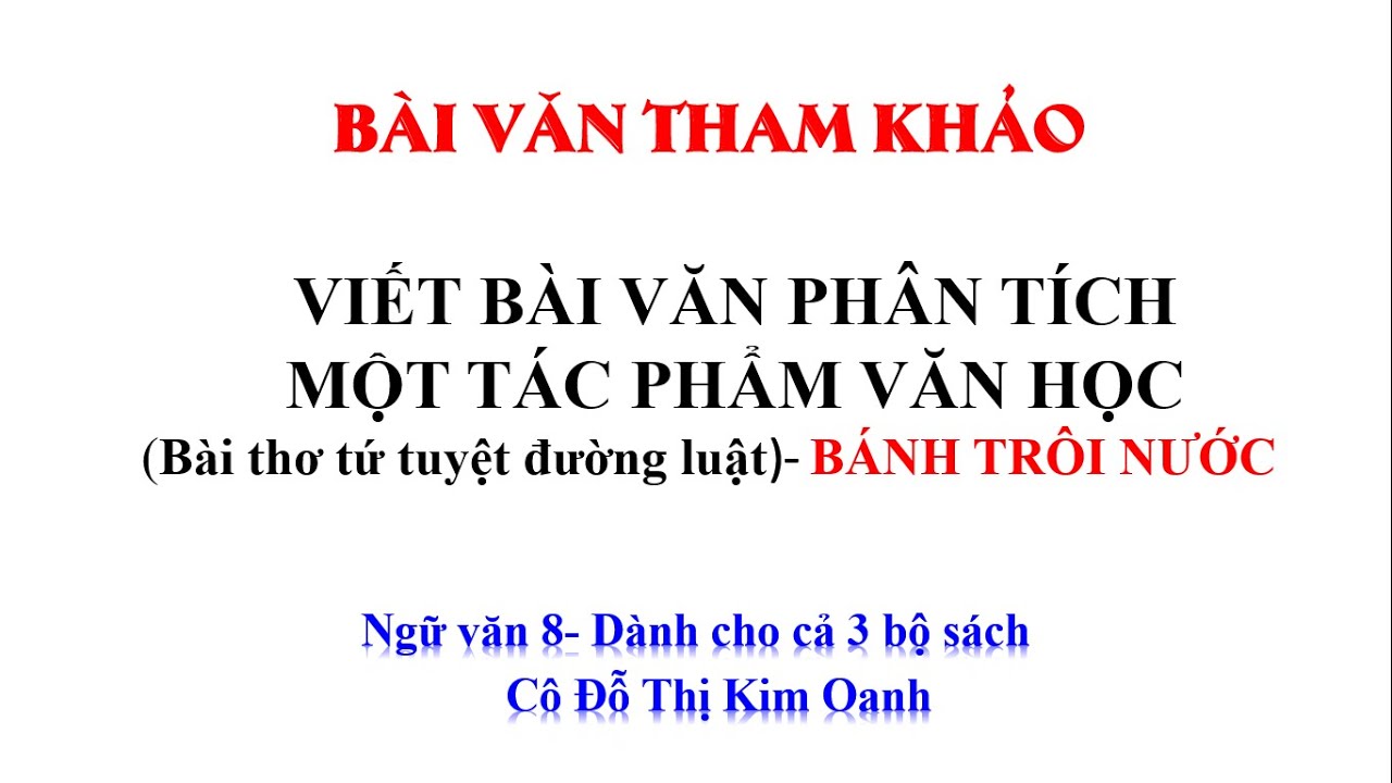 Phân tích bài thơ Bánh trôi nước Gallery 1