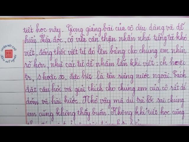 Giờ Học Đáng Nhớ