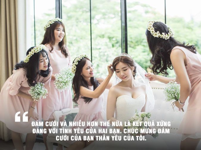 Viết gì cho bạn thân đi lấy chồng?