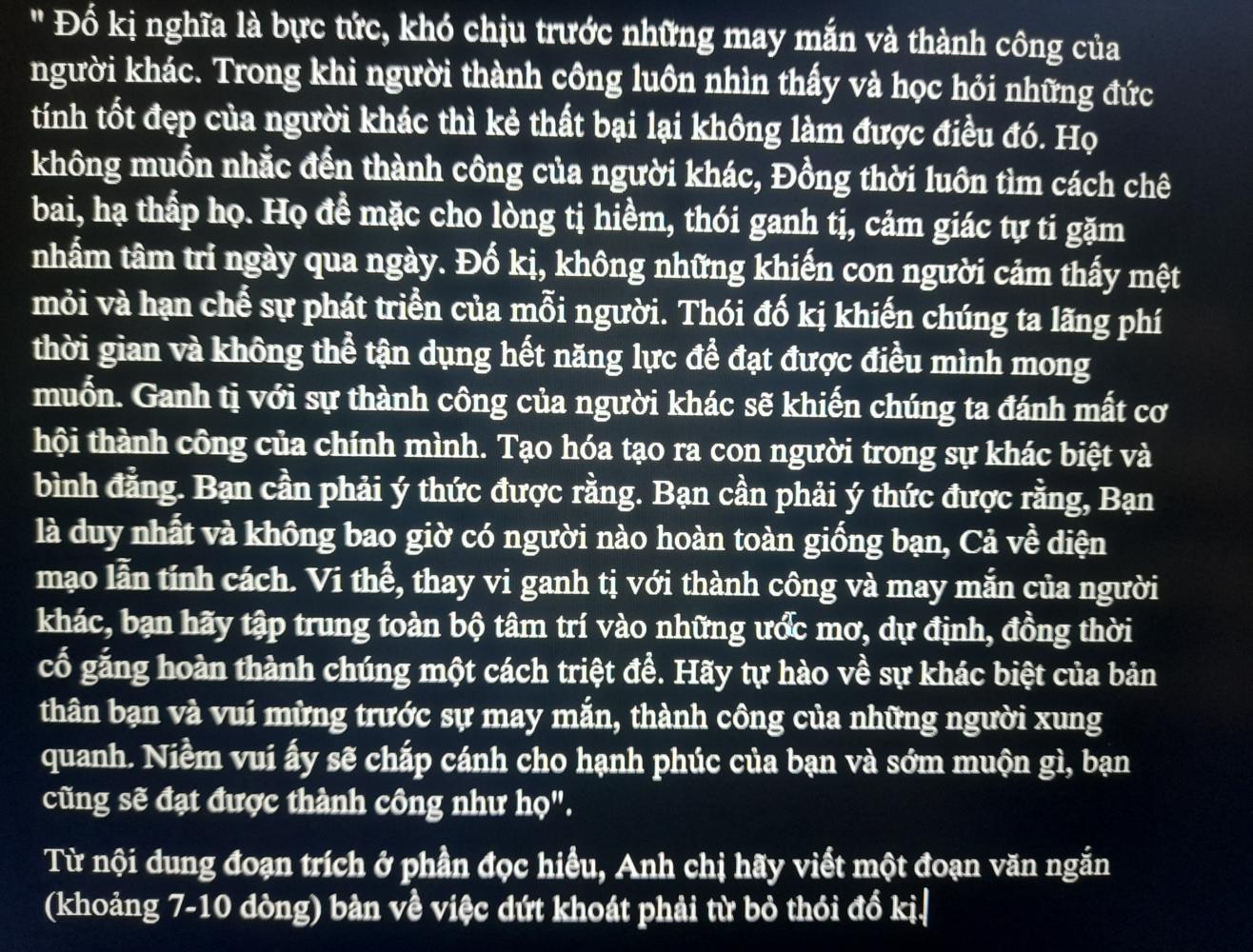 Làm thế nào để từ bỏ thói đố kị?