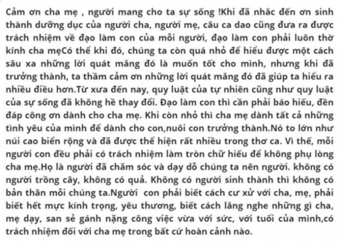 Viết đoạn văn 8-10 câu về lòng biết ơn Gallery 1