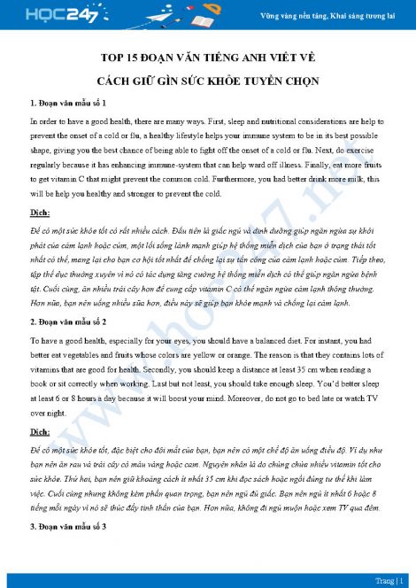 How to Maintain Good Health
