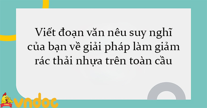 Giải pháp làm giảm rác thải nhựa trên toàn cầu Gallery 2