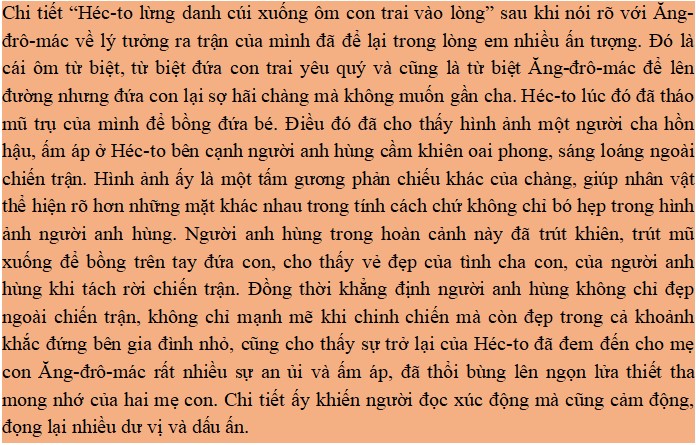 Phân tích chi tiết đặc sắc nhất trong đoạn trích